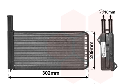 Van Wezel Kachelradiateur 18006154