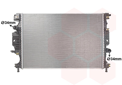 Van Wezel Radiateur 18012703