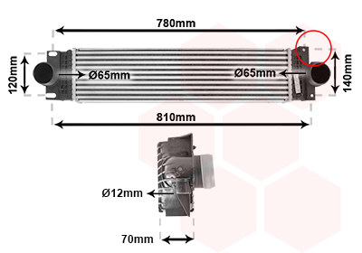 Van Wezel Interkoeler 18014714