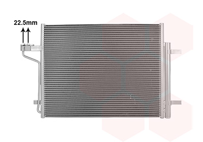 Van Wezel Condensor, airconditioning 18015714
