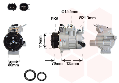 Van Wezel Airco compressor 1801K731