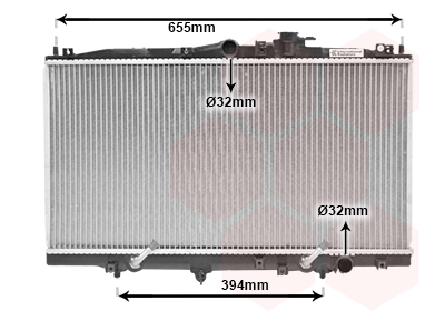 Van Wezel Radiateur 25002071