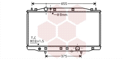 Van Wezel Radiateur 25002218