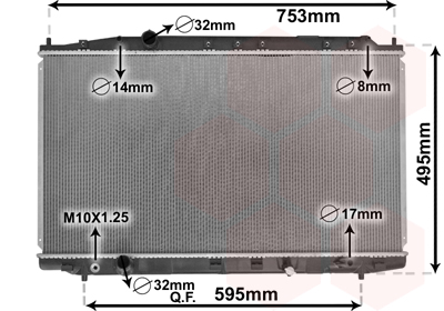 Van Wezel Radiateur 25002300