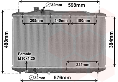 Van Wezel Radiateur 25002306