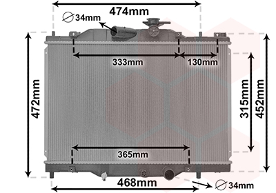 Van Wezel Radiateur 27012700