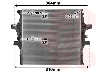 Van Wezel Radiateur 28002125