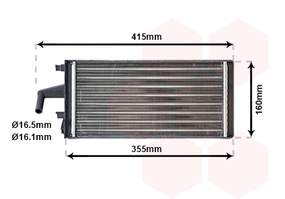 Van Wezel Kachelradiateur 28006096