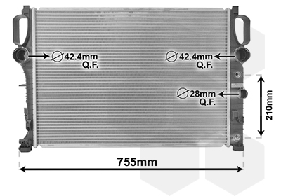 Van Wezel Radiateur 30002341