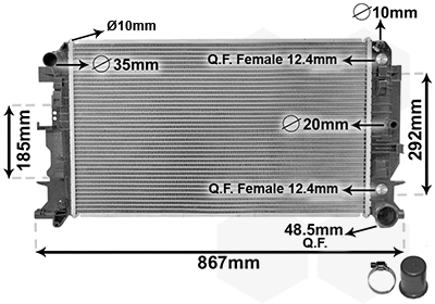 Van Wezel Radiateur 30002403