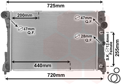 Van Wezel Radiateur 30002475