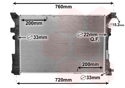 Van Wezel Radiateur 30002652