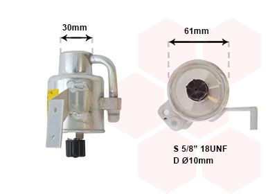 Van Wezel Airco droger/filter 3000D073