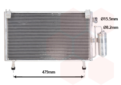 Van Wezel Airco condensor 36015700