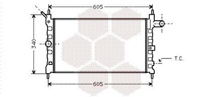 Van Wezel Radiateur 37002022