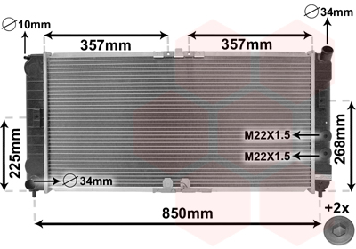 Van Wezel Radiateur 37002285