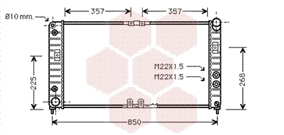 Van Wezel Radiateur 37002286