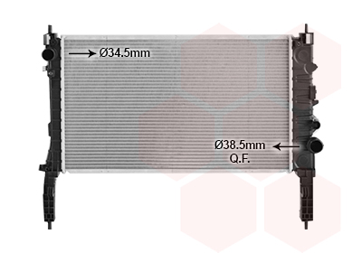 Van Wezel Radiateur 37002654