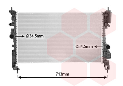 Van Wezel Radiateur 37012729