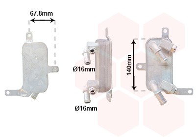 Van Wezel Oliekoeler motorolie 37013734