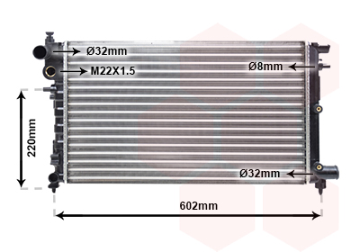 Van Wezel Radiateur 40002004