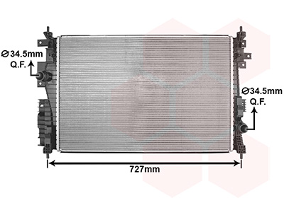 Van Wezel Radiateur 40012711