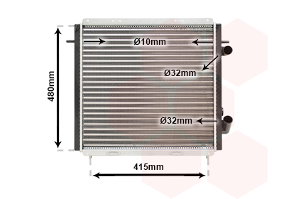 Van Wezel Radiateur 43002159