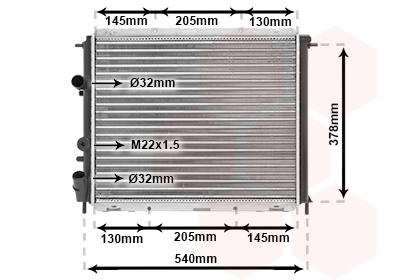 Van Wezel Radiateur 43002258