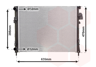 Van Wezel Radiateur 43002327