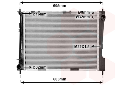 Van Wezel Radiateur 43002371