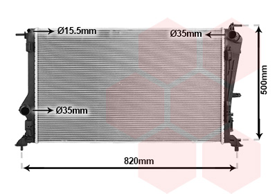 Van Wezel Radiateur 43012715