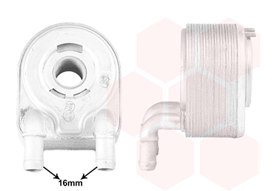 Van Wezel Oliekoeler, motorolie 43013703