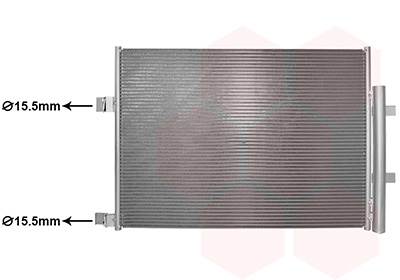Van Wezel Condensor, airconditioning 43015707