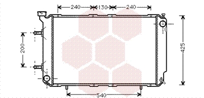 Van Wezel Radiateur 51002032