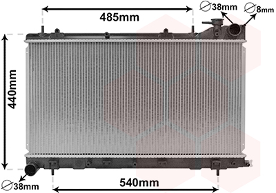 Van Wezel Radiateur 51002103