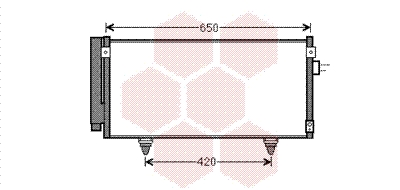 Van Wezel Airco condensor 51005077