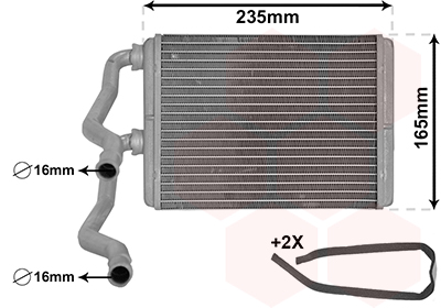 Van Wezel Kachelradiateur 51006111