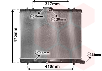 Van Wezel Radiateur 52002136