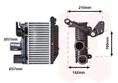 Van Wezel Interkoeler 53004365