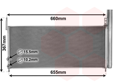 Van Wezel Airco condensor 53005692