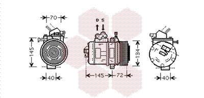 Van Wezel Airco compressor 5300K388