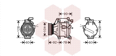 Van Wezel Airco compressor 5300K446