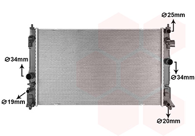 Van Wezel Radiateur 53012723