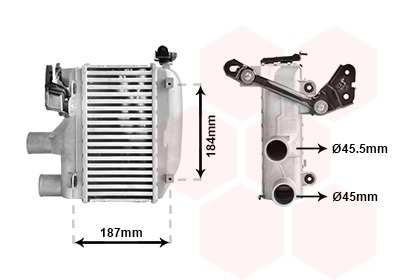 Van Wezel Interkoeler 53014703