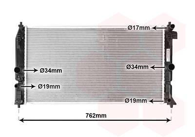 Van Wezel Radiateur 54012701