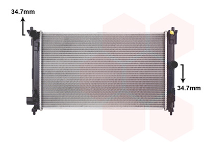 Van Wezel Radiateur 54012703