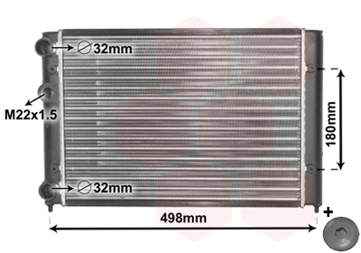 Van Wezel Radiateur 58002028