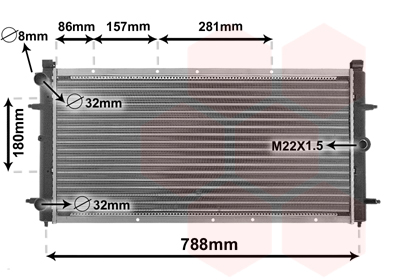 Van Wezel Radiateur 58002114