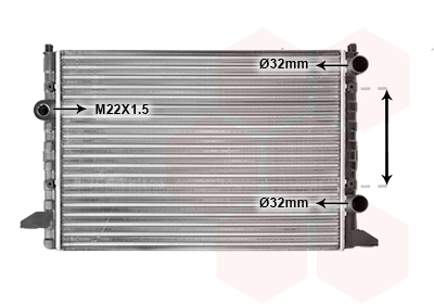 Van Wezel Radiateur 58002120
