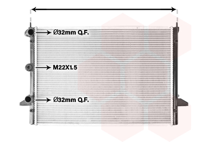 Van Wezel Radiateur 58002184